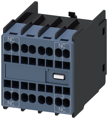 Siemens Electrical 3RH29112NF02 AUX. SWITCH 2NC FOR S00 & S0 SPRING  | Blackhawk Supply
