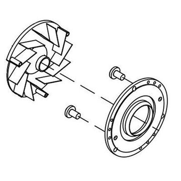 Burnham Boilers 104620-03 Blower Kit Inlet Set for ALP210 EBM  | Blackhawk Supply