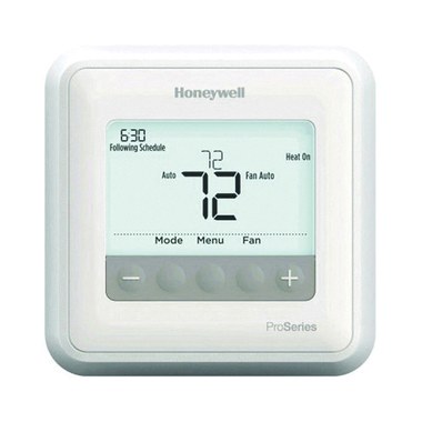 HONEYWELL HOME TH4210U2002/U Programmable Thermostat Programmable 24 Voltage Alternating Current 2 Heat 1 Cool Heat Pump-1 Heat 1 Cool Conventional 7 Day 37-102 Degrees Fahrenheit  | Blackhawk Supply