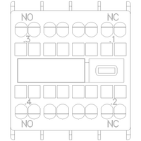 3RH29112NF11 | AUX. SWITCH 1NO+1NC S00 & S0 SPRING | Siemens Electrical