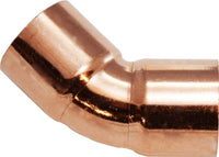 77161 | 1/8 45 ELL C X C, Nipples and Fittings, Wrot Solder Joint, 45 Degree Ell C x C | Midland Metal Mfg.