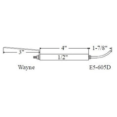 Westwood Products E5-605 Igniter Set of 2 1/2 x 8-7/8 Inch for Wayne Burners E5-605D  | Blackhawk Supply