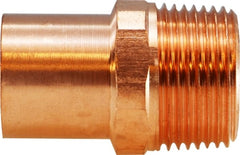 Midland Metal Mfg. 77334 1 Copper  Ftg x Male adapter, Nipples and Fittings, Wrot Solder Joint, Fitting Male Adapters Ftg x M  | Blackhawk Supply