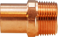 Midland Metal Mfg. 77336 1-1/2 FTG X MALE COPPER FITTING, Nipples and Fittings, Wrot Solder Joint, Fitting Male Adapters Ftg x M  | Blackhawk Supply