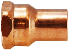 Midland Metal Mfg. 77419 3/8 FEMALE ADAPTER FTG X F, Nipples and Fittings, Wrot Solder Joint, Fitting Female Adapter Ftg x F  | Blackhawk Supply