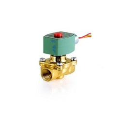 ASCO 8210G004 Solenoid Valve 8210 2-Way Brass 1 Inch NPT Normally Closed 120 Alternating Current NBR  | Blackhawk Supply