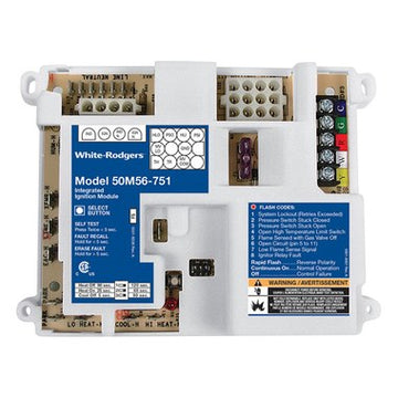 WHITE RODGERS 50M56U-751 Control Kit 1 Stage Flush Mount 120 Voltage Alternating Current  | Blackhawk Supply