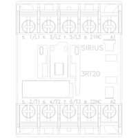 3RT20154AR62 | CONTACTOR S00 7A 400VAC 1NC R Lug | Siemens Electrical