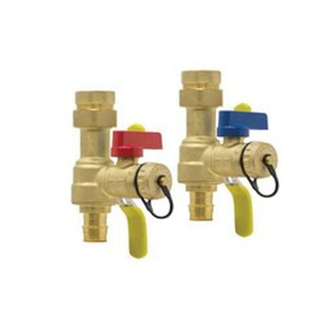 Webstone H-34063W Tankless Valve Kit EXP E2 Lead Free 3/4 Inch PEX F1960 Wing Handle/High-Flow Hose Drain  | Blackhawk Supply