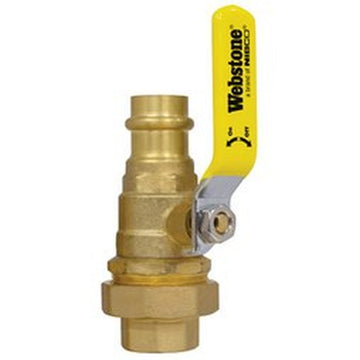 Webstone H-80423W-RB Tankless Valve Kit EXP Lead Free 3/4 Inch Female Union x Press Includes Adjustable Packing Gland  | Blackhawk Supply