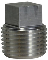 79654 | 3/4 ALUMINUM SQ. HEAD PLUG, Nipples and Fittings, Aluminum Fittings, Aluminum Square Head Plug | Midland Metal Mfg.