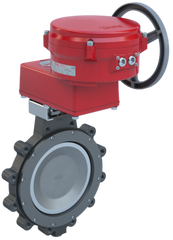 Bray MKL2-C160/70-1800 2 Way High Performance Butterfly Valve | Seat Retainer Downstream | 16 Inch | 120V Non Spring Return Actuator  | Blackhawk Supply