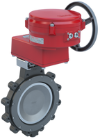 MKL2-C123/70-1300SV | 2 Way High Performance Butterfly Valve | Seat Retainer Downstream | 12 Inch | 120V Non Spring Return Actuator | Bray