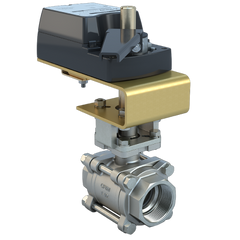 Bray BV1-SS3-31/D24-210-A 1" | 3 piece design threaded ball valve | SS | CV 43.89 | Normally Open | Damper & Valve actuator | 24 Vac/dc | 210 lb-in | on/off or floating | Non-Spring Return | SW  | Blackhawk Supply