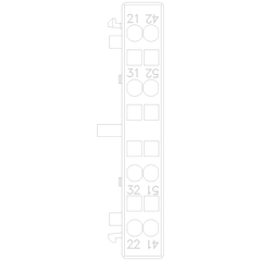 Siemens Electrical 3RH29112DA02 AUX. SWITCH LATERAL 2NC S00 SPRING  | Blackhawk Supply