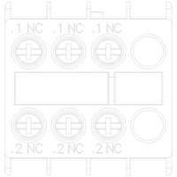 3RH29111HA03 | AUX. SWITCH 3NC FOR S00 SCREW | Siemens Electrical