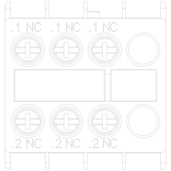 Siemens Electrical 3RH29111HA03 AUX. SWITCH 3NC FOR S00 SCREW  | Blackhawk Supply