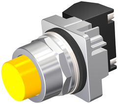 Siemens Electrical 52PM8B4E PUSHBUTTON | MOM | YLW | EXTENDED | 2POS | 1NCLB  | Blackhawk Supply