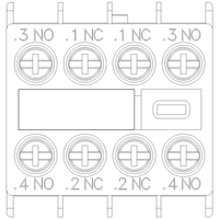 3RH29111FA22 | AUX. SWITCH 2NO+2NC S00 & S0 SCREW | Siemens Electrical