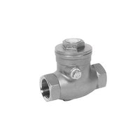 60SSTH-1 | Check Valve 60SSTH 1 Inch 316 Stainless Steel Swing Threaded 200 WOG | Svf Valves