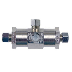 Symmons 4-10A Mixing Valve Chrome ADA 3/8 Inch Compression Brass for Tub and Shower Faucets  | Blackhawk Supply