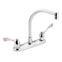 8799 | Kitchen Faucet M-Bition 8 Inch Spread 2 Wrist Blade Chrome 1.5 Gallons per Minute | Moen