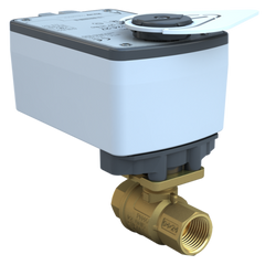 Bray ST2-05-2-03C/VASU20-27 1/2" | ST2 Threaded Characterized ball valve | 2way | CV 2.9 | Normally Closed | Valve actuator | 120/240 Vac | 27 lb-in | floating | Spring Return  | Blackhawk Supply