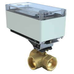 Bray ST2-125-3-12C/VAMS24-70-A-WS 1.25" | ST2 Threaded Characterized ball valve | 3way | CV 11.7 | Valve actuator | 24 Vac/dc | 70 lb-in | modulating | Spring Return | SW  | Blackhawk Supply