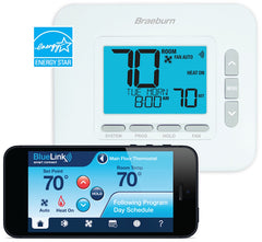 Braeburn 8205 Universal Smart Wi-Fi Programmable Thermostat 3H / 2C  | Blackhawk Supply