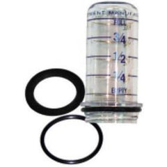 Oil Equipment Manufacturing 14495 Gauge Vial King Level Indicator with 2 Gaskets Oil Tank Combo Gauge  | Blackhawk Supply