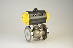 Chicago Valves P8266R030SR80 ACTUATED 3" 2 PIECE STAINLESS STEEL CLASS 150 FLANGED BALL VALVE, SR, SIZED FOR 80 PSI AIR SUPPLY | SERIES 82  | Blackhawk Supply