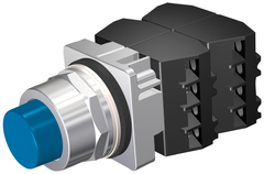 Siemens Electrical 52PM8B5D PUSHBUTTON | MOM | BLU | EXTENDED | 2POS | 4NO-4NC  | Blackhawk Supply