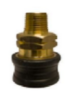 86035RG | 1/4 RUBBER GRIP FEMALE ST QD COUPLER | Midland Metal Mfg.