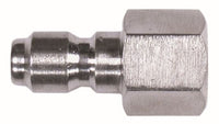 86045SS | 1/4 FEMALE SS ST PLUG, Pneumatics, Pressure Washer QDs, Female Stainless Steel Plug | Midland Metal Mfg.