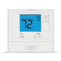 T771 | Thermostat 24 Volt Single Stage 1 Heat/1 Cold Non-Programmable White 20-99 Degrees Fahrenheit Digital 4 Inch Display | Pro1Iaq