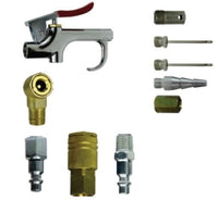 87402 | 10 PIECE AIR ACCESSORY SET, Pneumatics, Pneumatic Accessories, Air Accessory Sets | Midland Metal Mfg.