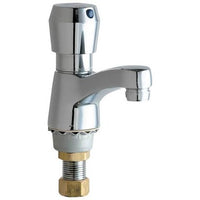 333-665PSHCP | Lavatory Faucet Metering 1 Vandal Resistant ADA Polished Chrome Integral | Chicago Faucet Co