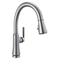 9179-ARý-DST | Kitchen Faucet Coranto 1 Lever ADA Arctic Stainless High Arc Gooseneck Pull Down Swivel 360 Degree | Delta