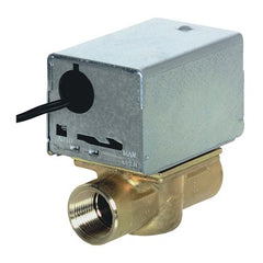 HONEYWELL HOME V8043J1037/U Zone Valve 2-Way Normally Open 3/4 Inch Brass NPT 15 Pounds per Square Inch  | Blackhawk Supply
