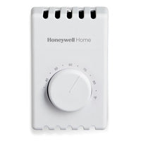 T410A1013/U | Thermostat T410A Non-Programmable Electric Heat SPST 120/208/240/277 Volt 1 Heat White 40-80 Degrees Fahrenheit | HONEYWELL HOME
