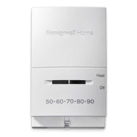 T822K1042/U | Thermostat T822K Non-Programmable Mechanical 24 Voltage Alternating Current Heat/Off Premier White 35-85 Degrees Fahrenheit | HONEYWELL HOME