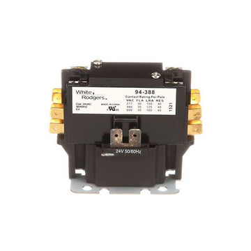 White Rodgers 94-395 Contactor Mechanical with Shunt 1 Poles 40 Amp 120 VAC 50/60 Hertz  | Blackhawk Supply