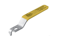 899-711 | Geomet Plated Steel Yellow Lever Handle | Fits any T-100, S-100 or JP-100 | For Sizes: 4