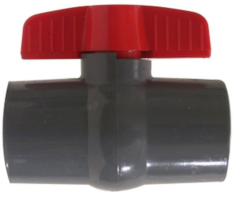 Midland Metal Mfg. 899050 1/2 SOCKET SCH 80 PVC BALL VALVE, Valves, PVC Valves, Slip x Slip Ball Valve   | Blackhawk Supply