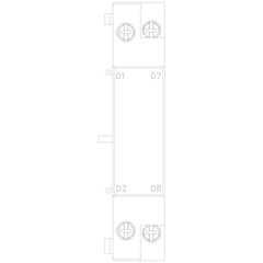 Siemens Electrical 3RV29221CB0 UNDERVOLT. RELEASE W. 2 AUX. CONTACTS  | Blackhawk Supply