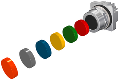 Siemens Electrical 52PM8A7 PUSHBUTTON | MOM | NA | W/FSH LENS KIT | 2POS  | Blackhawk Supply