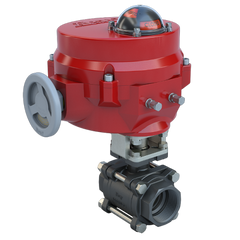 Bray BV1-CS3-105/70-24-0081SVH 2 Way Ball Valve | 1 Inch | 24 VAC Modulating Industrial Actuator  | Blackhawk Supply