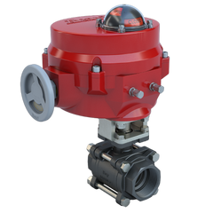 Bray BV2-CS3-500/70-0081SVH 2" | 3 piece design threaded ball valve | CS | CV 232 | Normally Open | 120 VAC | modulating | 800 lb-in | NEMA 4 | Heater  | Blackhawk Supply