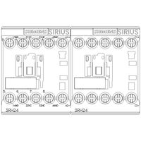 3RH24221BF40 | CONT RELAY LATCHED 2NO+2NC DC 110V SCREW | Siemens Electrical