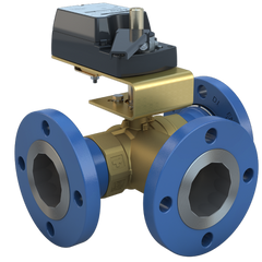 Bray STM3-3-74/D24-210-A 3" | STM Flanged Characterized ball valve | 3way | CV 74 | Damper & Valve actuator | 24 Vac/dc | 210 lb-in | on/off or floating | Non-Spring Return | SW  | Blackhawk Supply